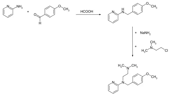 Synthese von Mepyramin