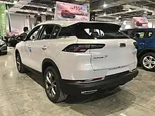 Qoros 7, Heckansicht
