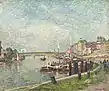 Quai de Paris et pont Corneille à Rouen, soleil