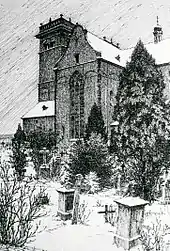 Matthiasbasilika von Norden (1916), 261 mm × 174 mm