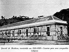 Bau der Kaserne in Maubisse (1938/39)