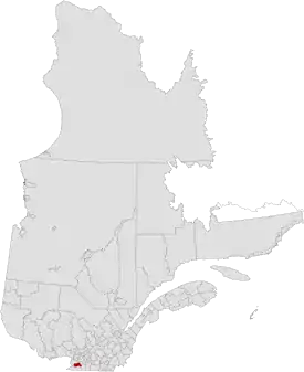 Lage der MRC Beauharnois-Salaberry