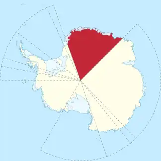 Lage vom Königin-Maud-Land