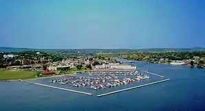 Mündung des Trent River in die Bay of Quinte