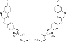 Strukturformel von Quizalofop