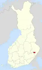 Lage von Rääkkylä in Finnland