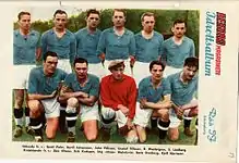 Råå IF auf dem Höhepunkt seiner Blütezeit 1951, Pokalsieger und Vizemeister der Oberliga Allsvenskan.