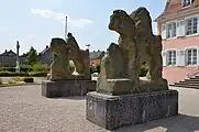 Nachbildungen der Reiterstandbilder von Breitfurt