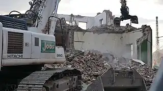 Abbruch des Vorsteher-Hauses