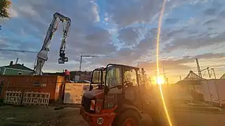 Weitwinkel im Abendlicht