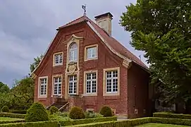 Haus Rüschhaus, Gartenfassade