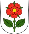 Rüschlikon ZH: Rosenstengel und Wappenblüte