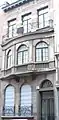 1923: Brüssel, rue des Fabriques, 32, Haus im Stil der beaux-arts.