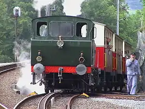 Dampfzahnradzug mit H 2/2 3ex Maschinenfabrik Rüti