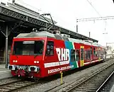 Die elektrische Ausrüstung des Zahnrad-Gelenktriebwagen RHB BDeh 3/6 aus dem Jahr 1998 stimmt weitgehend mit derjenigen der GTW überein.