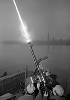 Sowjetisches Flugabwehrgeschütz, Leningrad, Oktober 1942