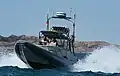 Bewaffnetes Speedboat der iranischen Marine