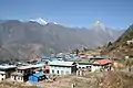 Blick auf Lukla vom Flugplatz