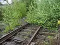 Stillgelegte Bahnstrecke der Hamburger Hafenbahn auf der Beesenlandbrücke