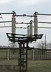Geschlossener Drehtrenner russischer Bauart für 110 kV