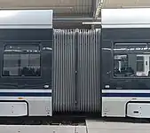 Übergangsgelenk zwischen TW 1801 und 1802