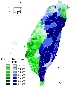Mehrheiten nach Stadt- und Landgemeinden