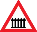 Beschrankter Bahnübergang