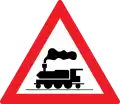 Unbeschrankter Bahnübergang