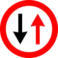 Vorrang für den Gegenverkehr