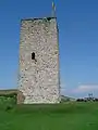 Bergfried mit ehemaligen Eingang in 11 Meter Höhe