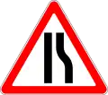 1.20.2Einseitig verengte Fahrbahn (rechts)