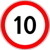 Höchstgeschwindigkeit (10 km/h)