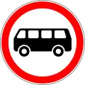 3.34Der Busverkehr ist verboten