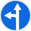4.1.5Vorgeschriebene Fahrtrichtung – geradeaus und links