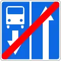 5.12.1Ende des Busfahrstreifens