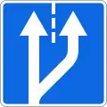 5.15.3Zusatzfahrstreifen rechts