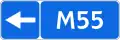 6.14.2Nummernschild mit Richtungsangabe