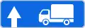 6.15.1Wegweiser für Lastkraftwagen (geradeaus)
