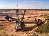 Bagger 291 beim Abbau