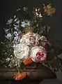 Rachel Ruysch (1664–1750): Stillleben mit Rosen (1723)
