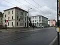 Meißner Straße 31 und 35, links davor die Nr. 29