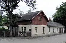 Bahnhof Radebeul Ost: Eisenbahner-Wohnhaus Am Alten Güterboden 2