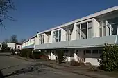 Wohngebäude auf Bülow Hübes väg, Malmö (1957)