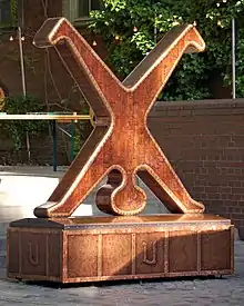 Düsseldorfer Radschläger vor dem Ausschank