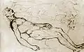 Anatomische Studie zur Figur des Christus