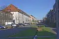 Heutige Ahrenshooper Straße, früher westliche Hauptstraße