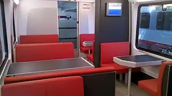 Das Railjet 1.Generation-restaurant