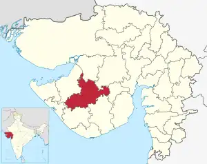 Lagekarte des Distrikts