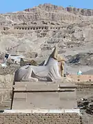Anubis auf einem Schrein (Ramesseum, Theben-West)