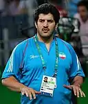 Rasoul Khadem, Bronze 1992, Olympiasieg 1996, als Ringerfunktionär bei den Olympischen Spielen 2016
